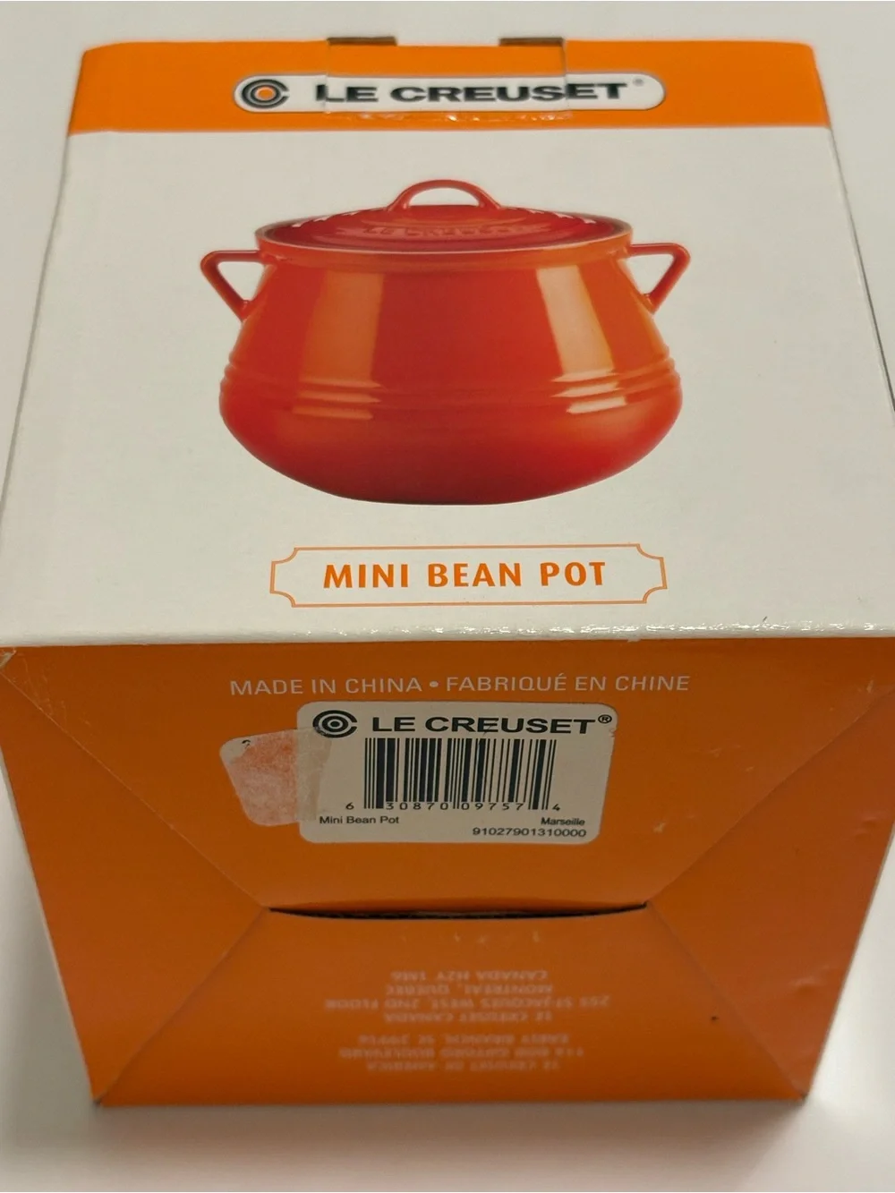 Le Creuset Blue Heritage Stoneware Mini Bean Pot (20 oz)